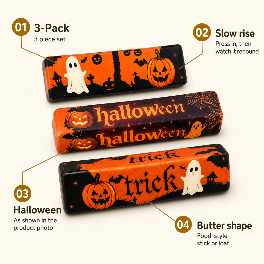 Halloween Ghost Butter 3-Pack features