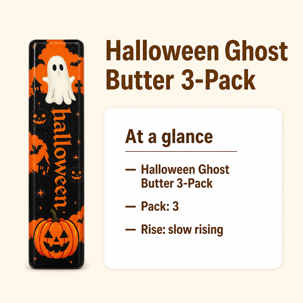 Halloween Ghost Butter 3-Pack specs