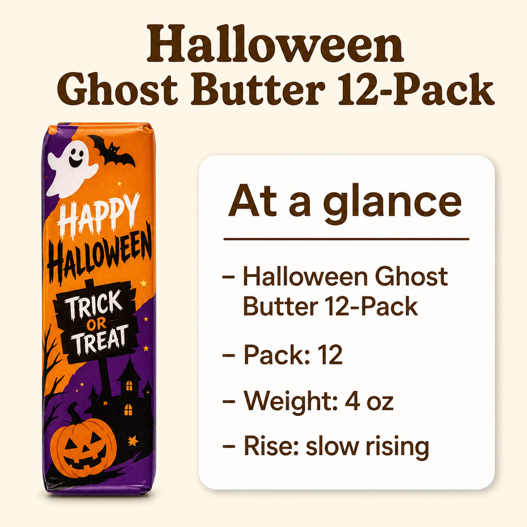 Halloween Ghost Butter 12-Pack specs