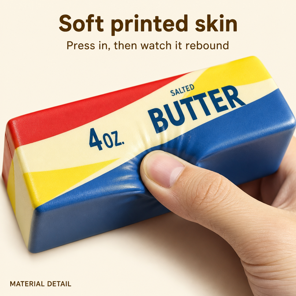 Rainbow Stripe Butter texture