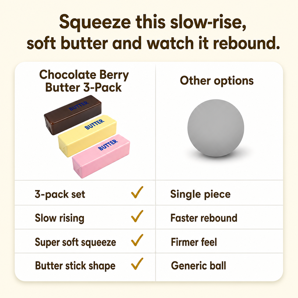Chocolate Berry Butter 3-Pack comparison