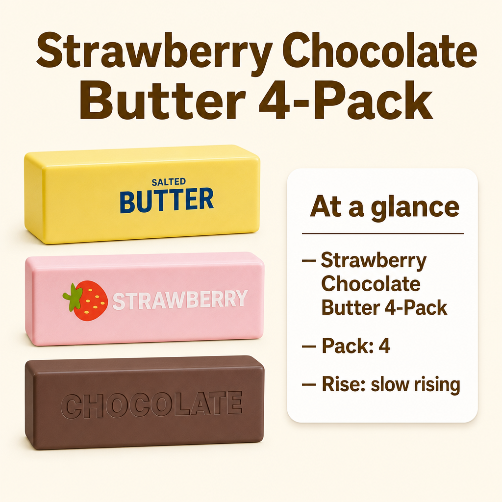 Strawberry Chocolate Butter 4-Pack specs