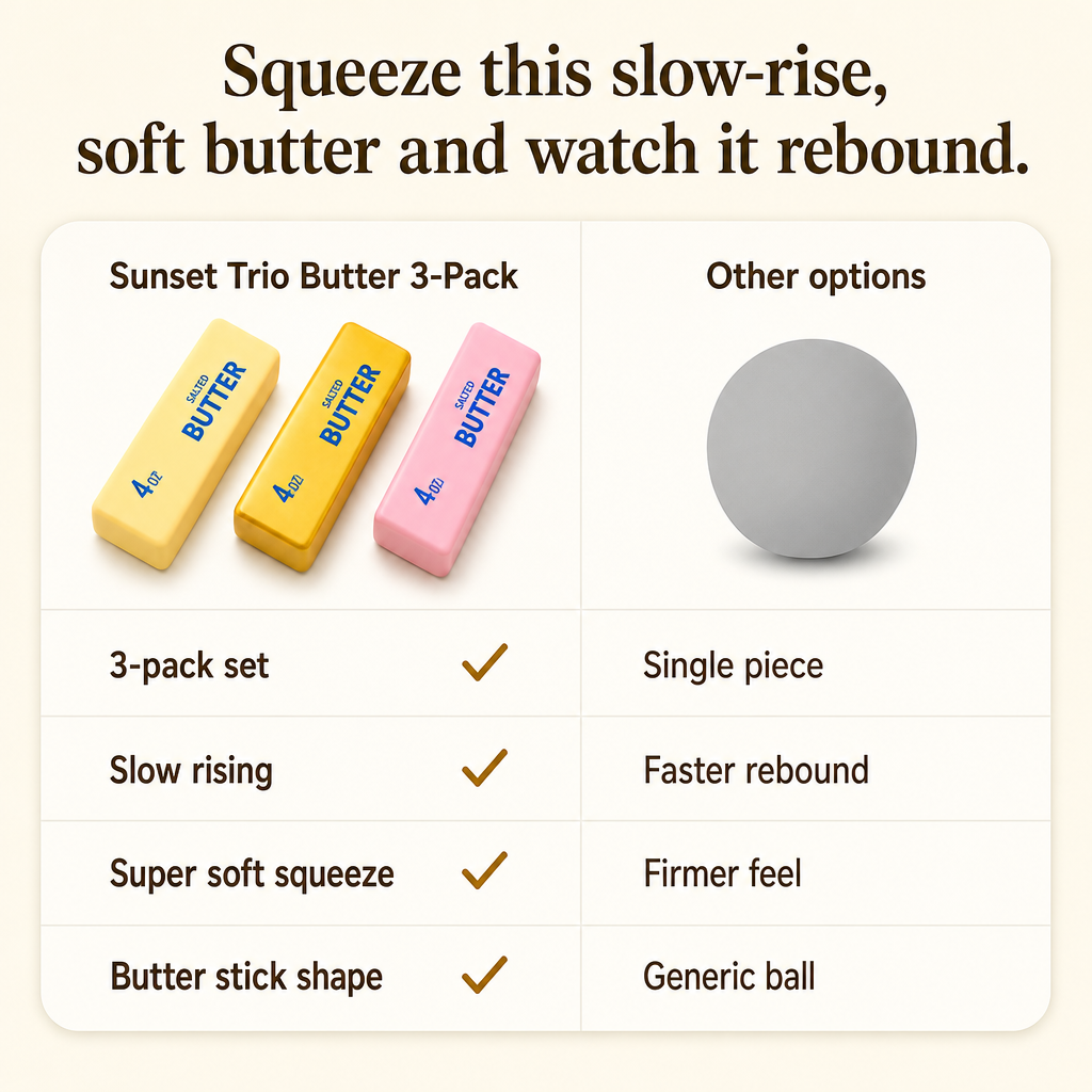 Sunset Trio Butter 3-Pack comparison
