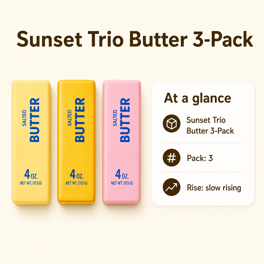 Sunset Trio Butter 3-Pack specs