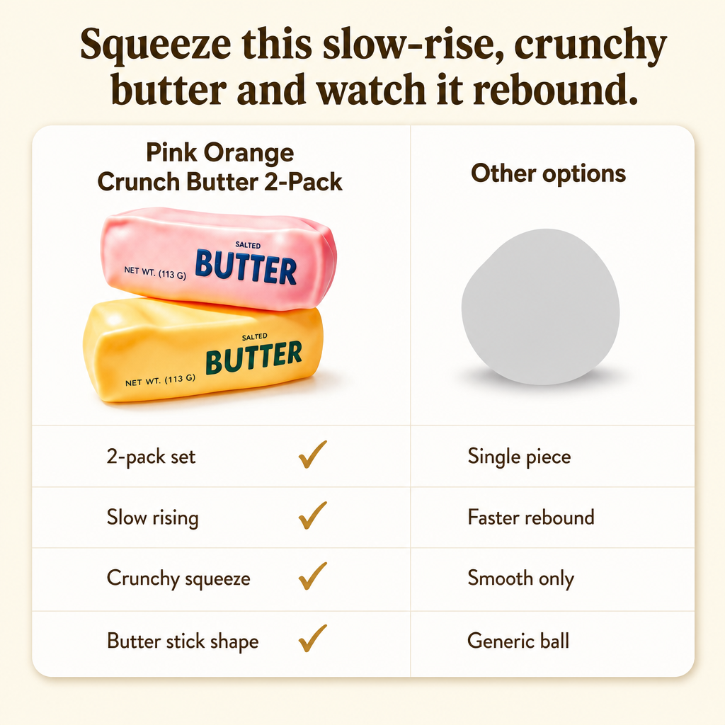 Pink Orange Crunch Butter 2-Pack comparison