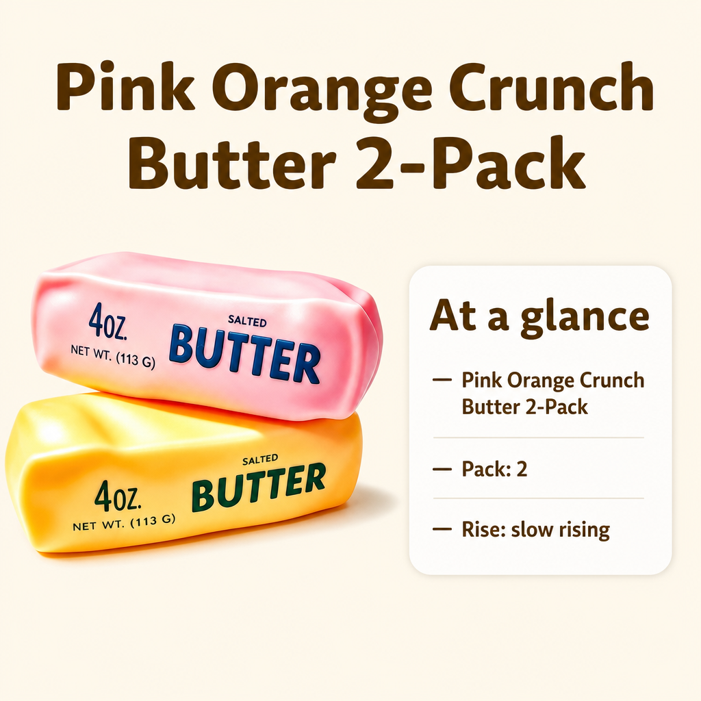 Pink Orange Crunch Butter 2-Pack specs