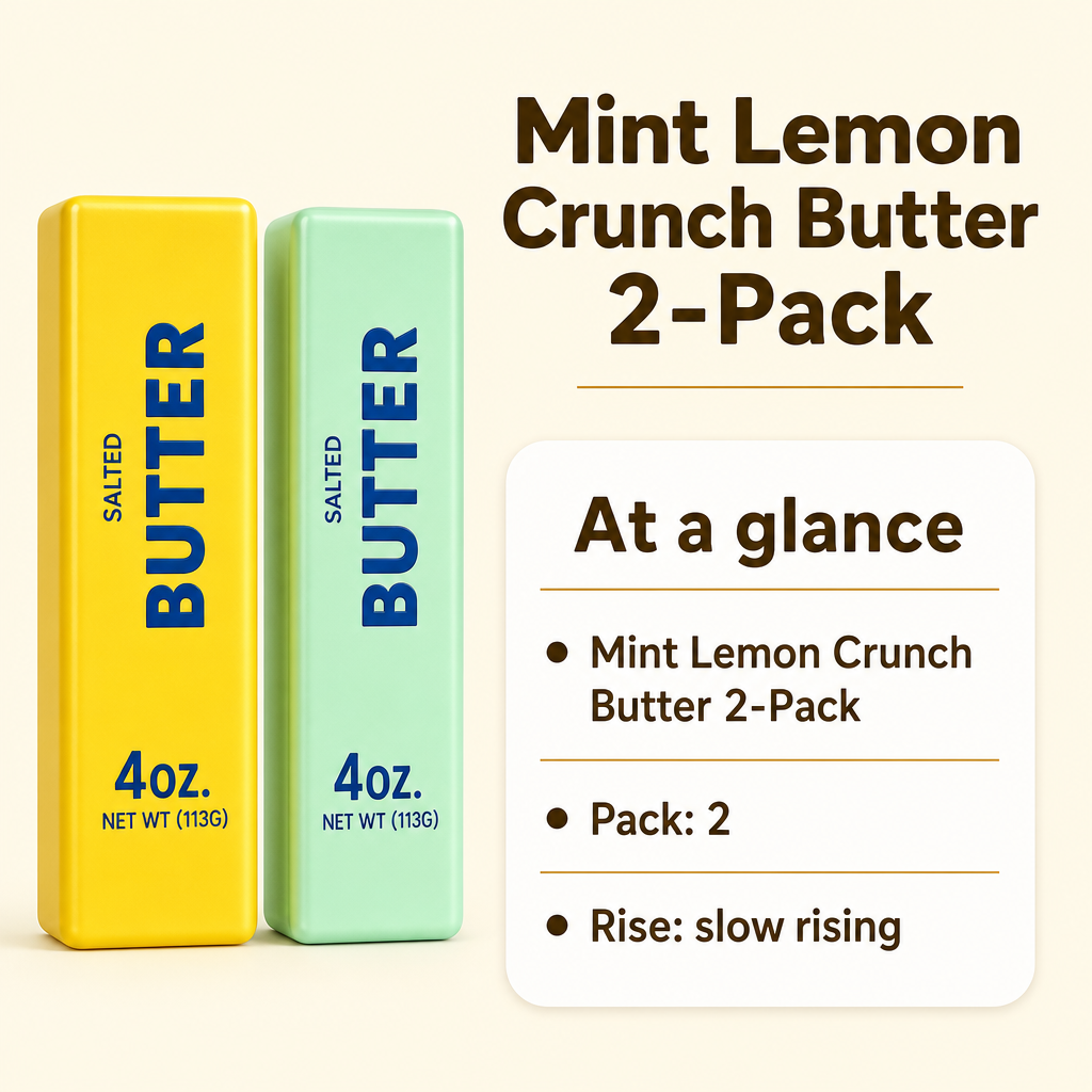 Mint Lemon Crunch Butter 2-Pack specs