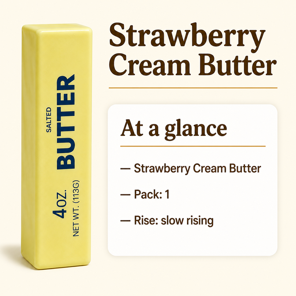 Strawberry Cream Butter specs