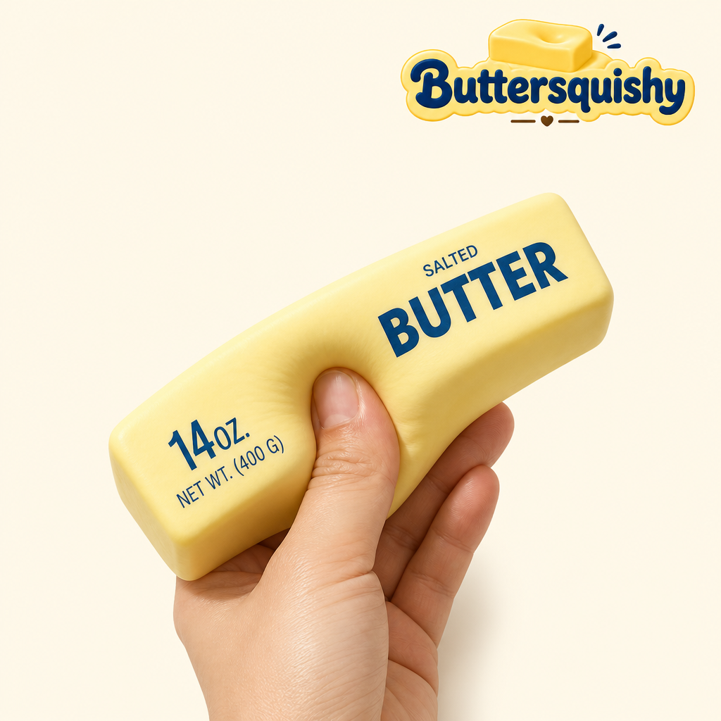 Jumbo Butter Loaf 14oz being squeezed
