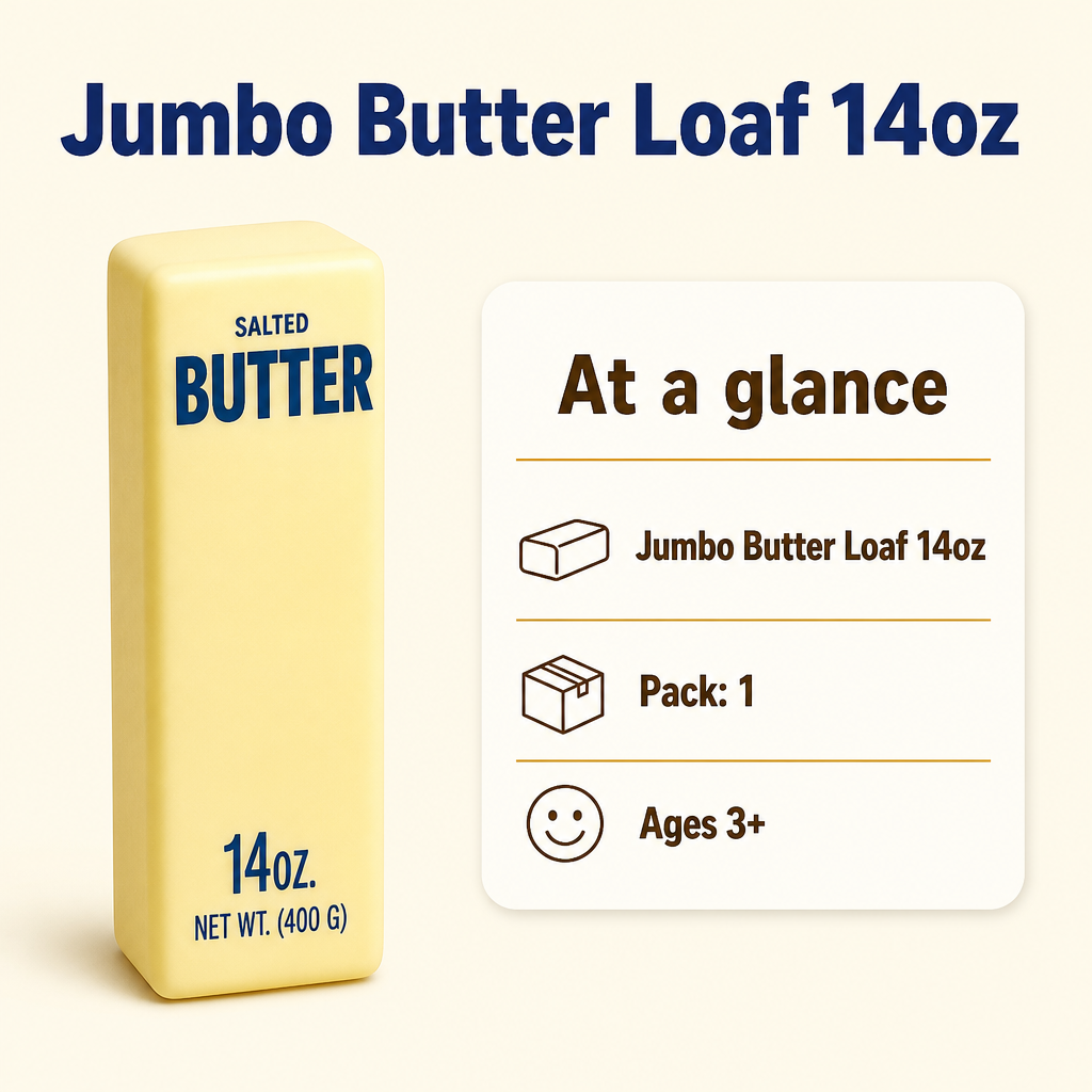 Jumbo Butter Loaf 14oz specs