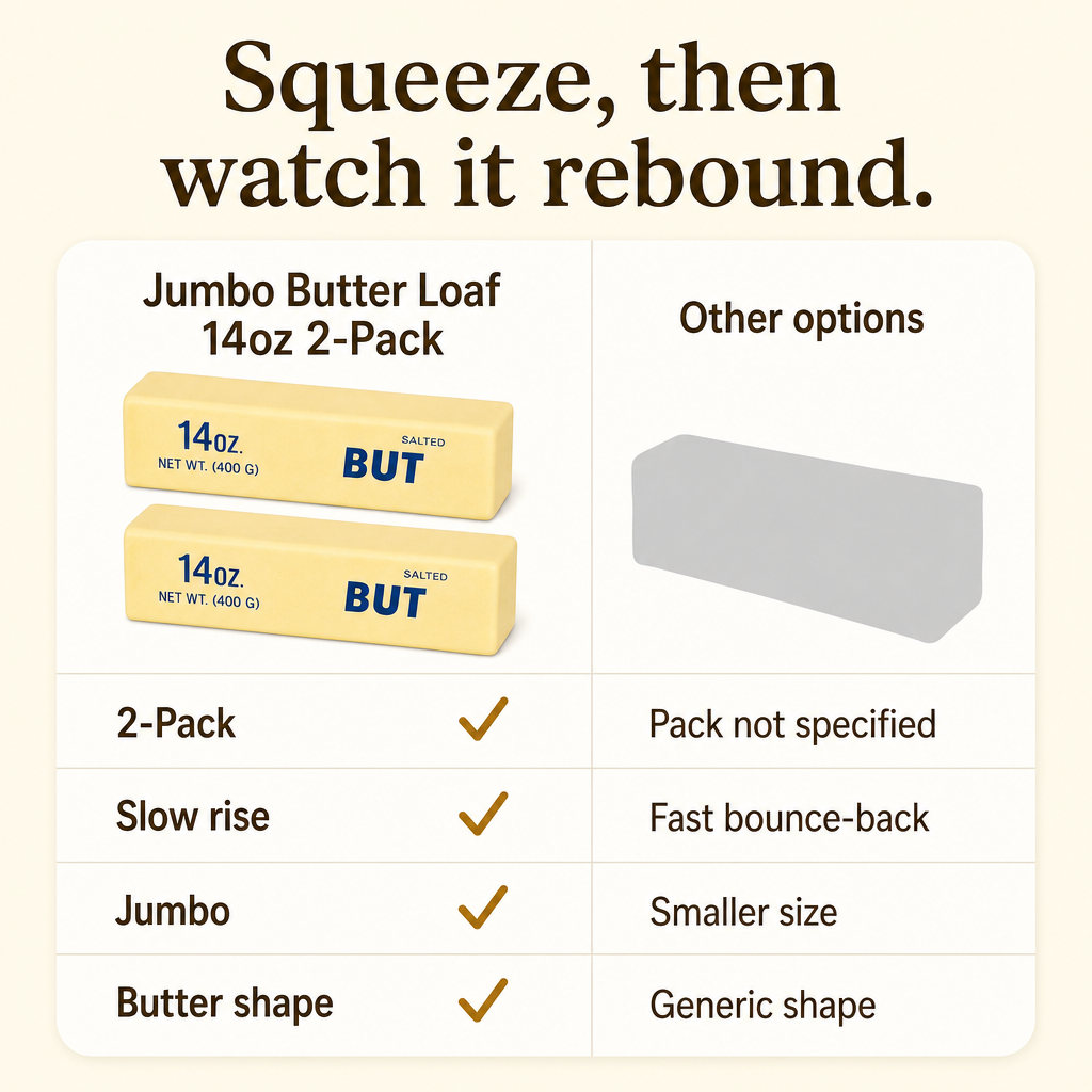 Jumbo Butter Loaf 14oz 2-Pack comparison