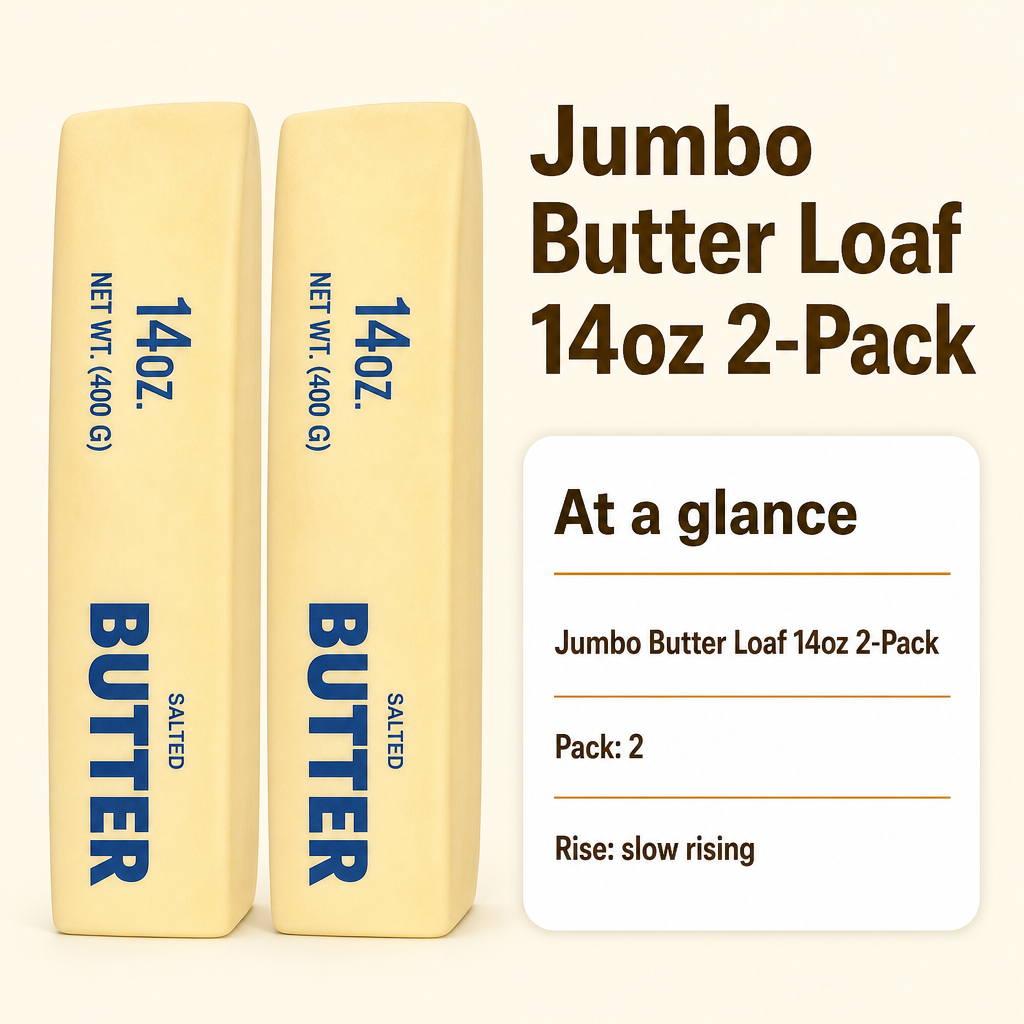 Jumbo Butter Loaf 14oz 2-Pack specs