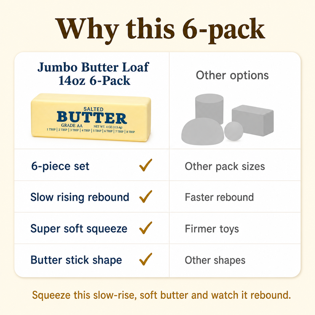 Jumbo Butter Loaf 14oz 6-Pack comparison