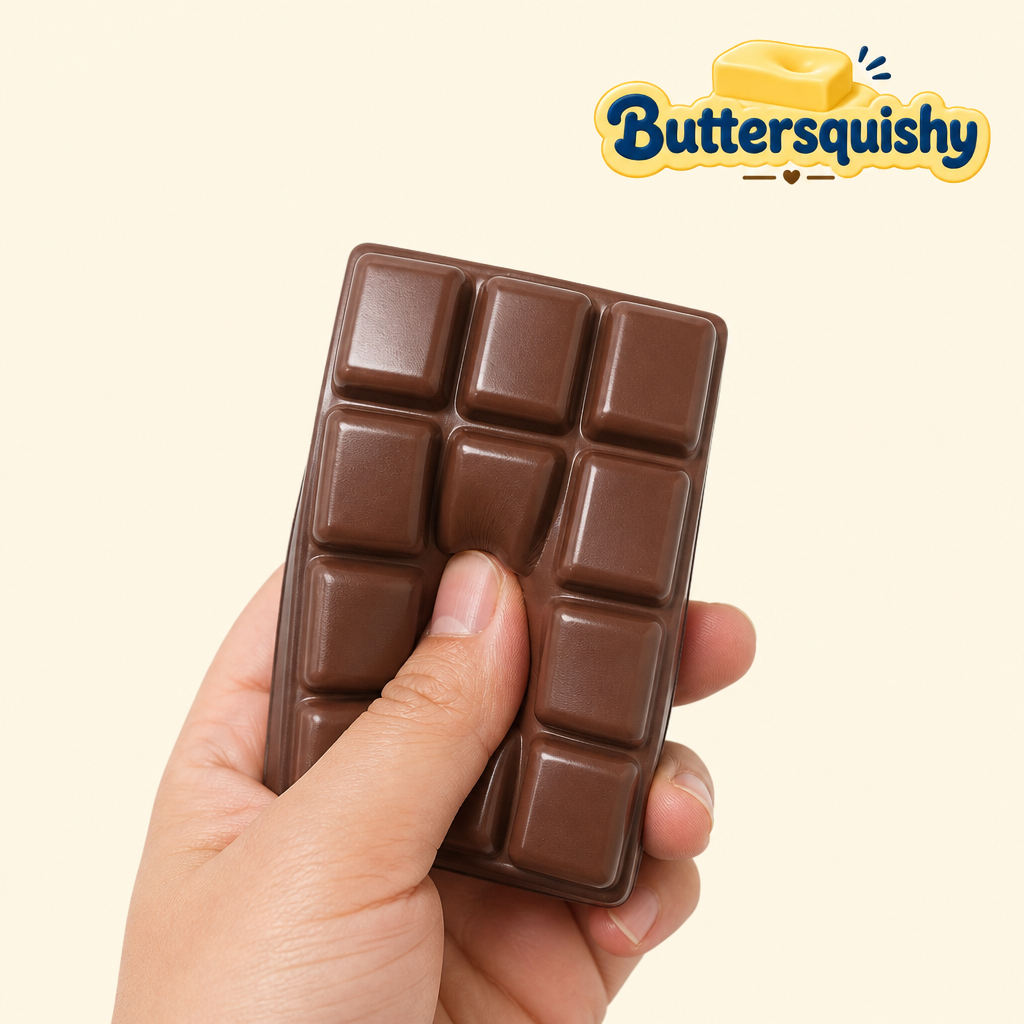 Chocolate Butter Stick being squeezed
