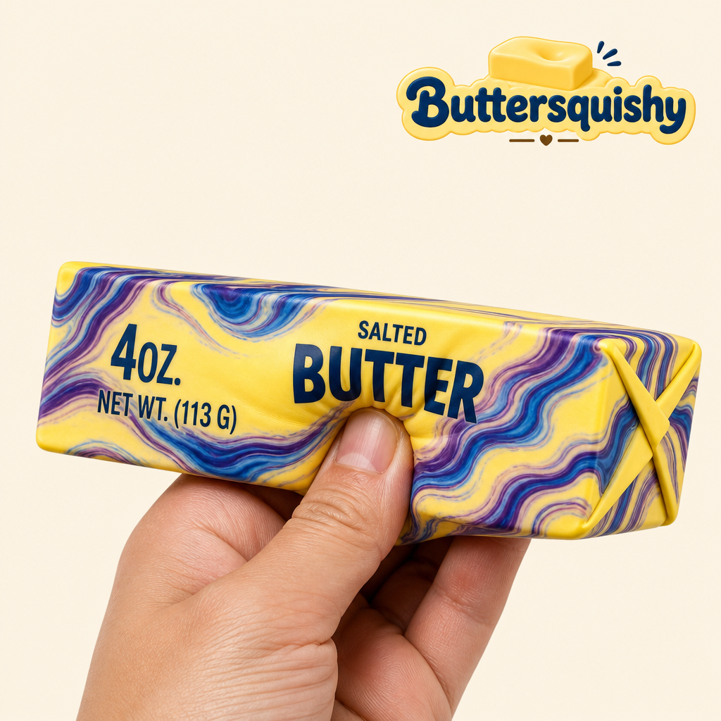 Oil-Paint Swirl Butter 2-Pack being squeezed