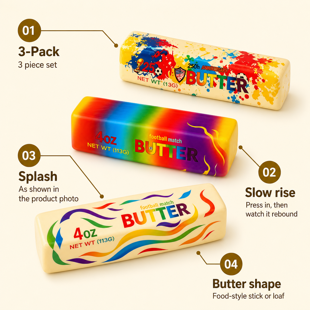 Splash Marble Butter 3-Pack features