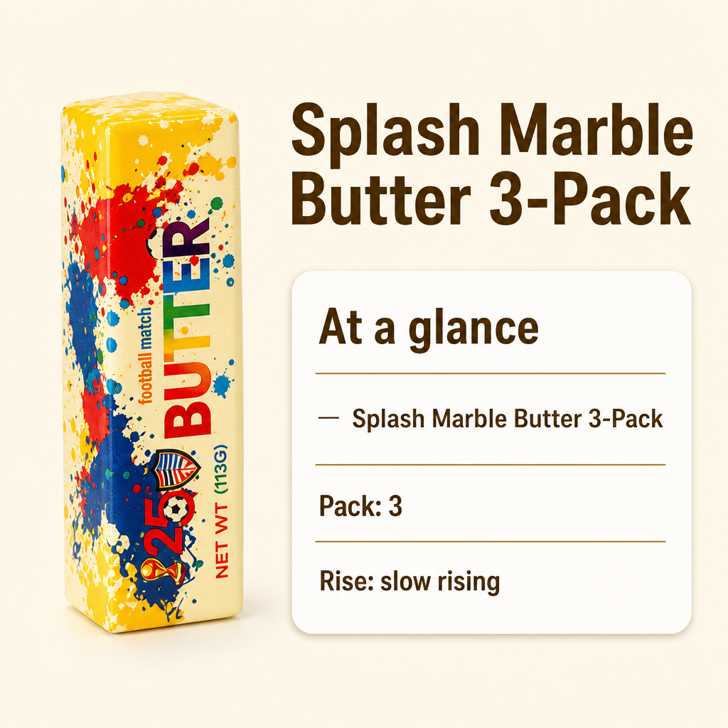 Splash Marble Butter 3-Pack specs