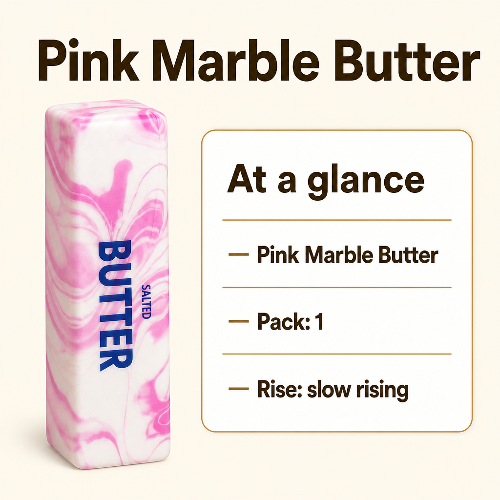 Pink Marble Butter specs