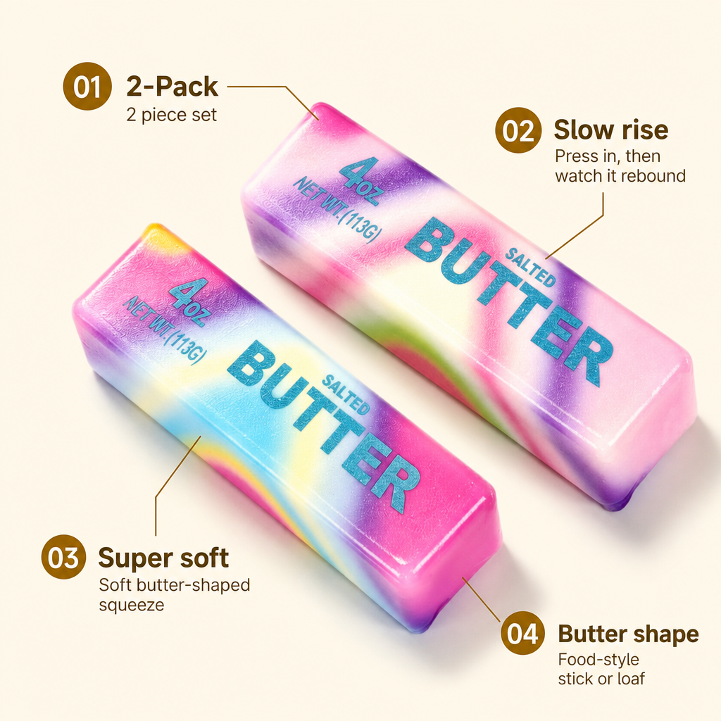 Pink Blue Tie-Dye Butter 2-Pack features