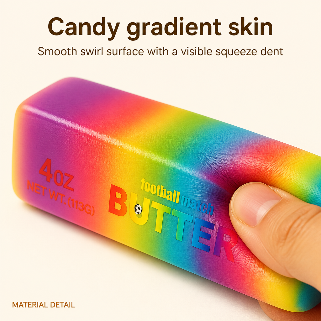 Candy Gradient Butter texture