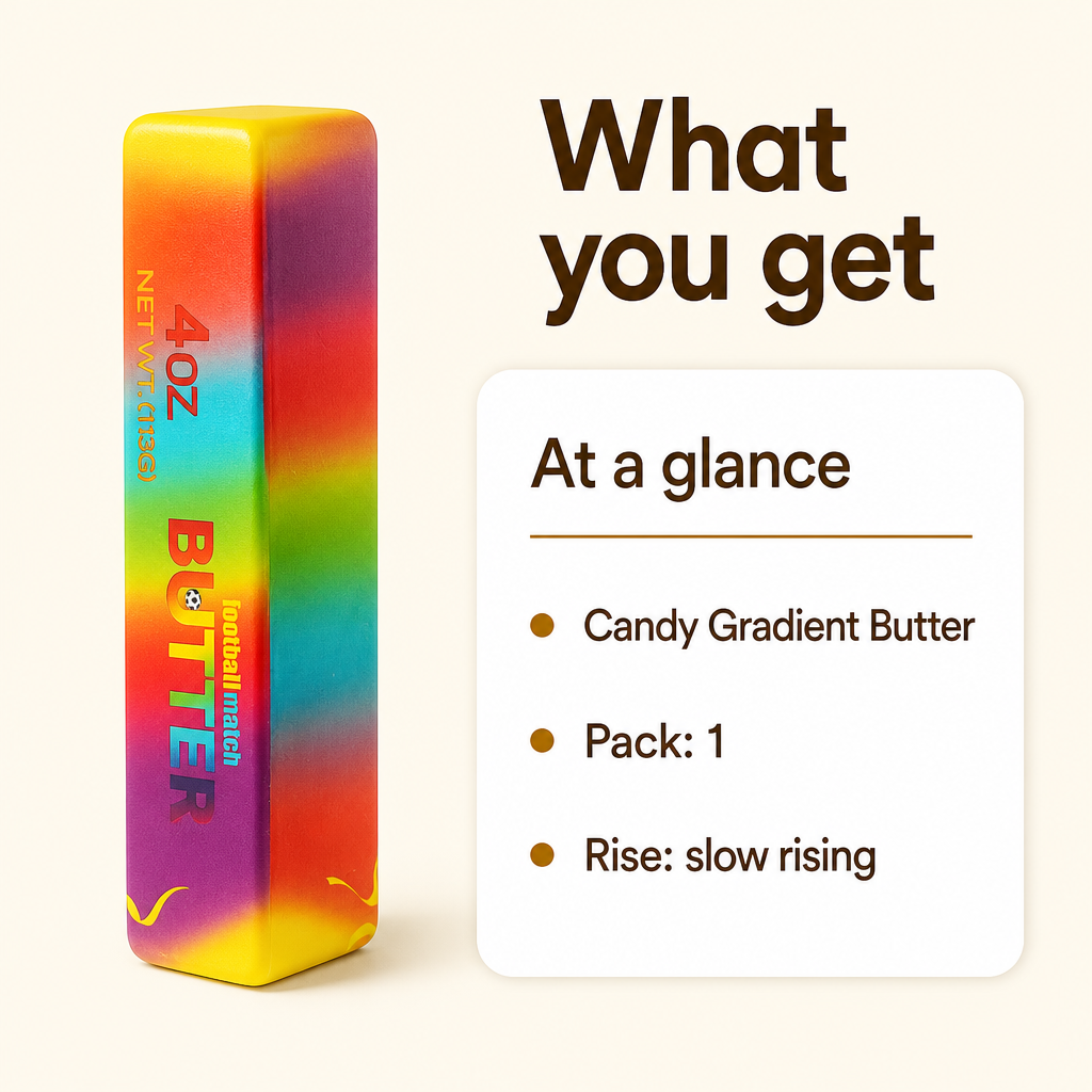 Candy Gradient Butter specs