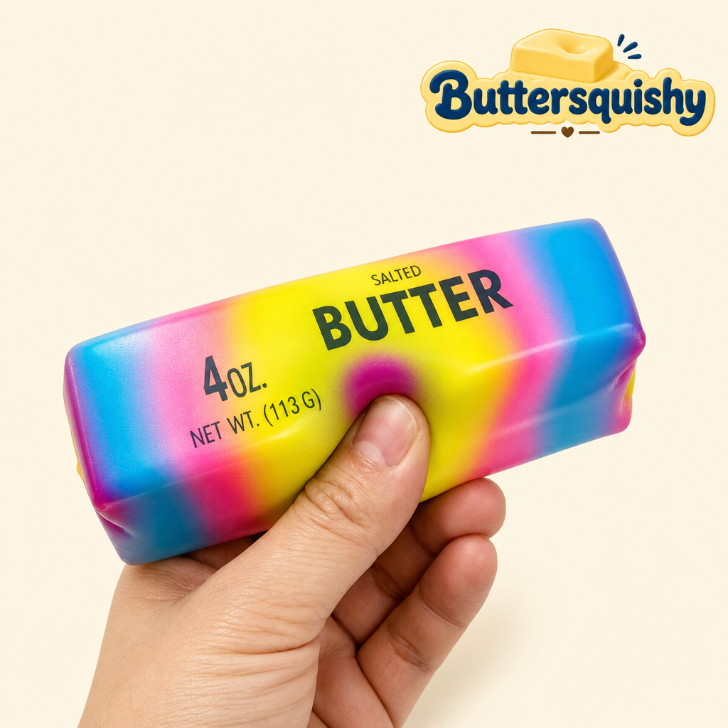 Candy Gradient Butter 2-Pack being squeezed