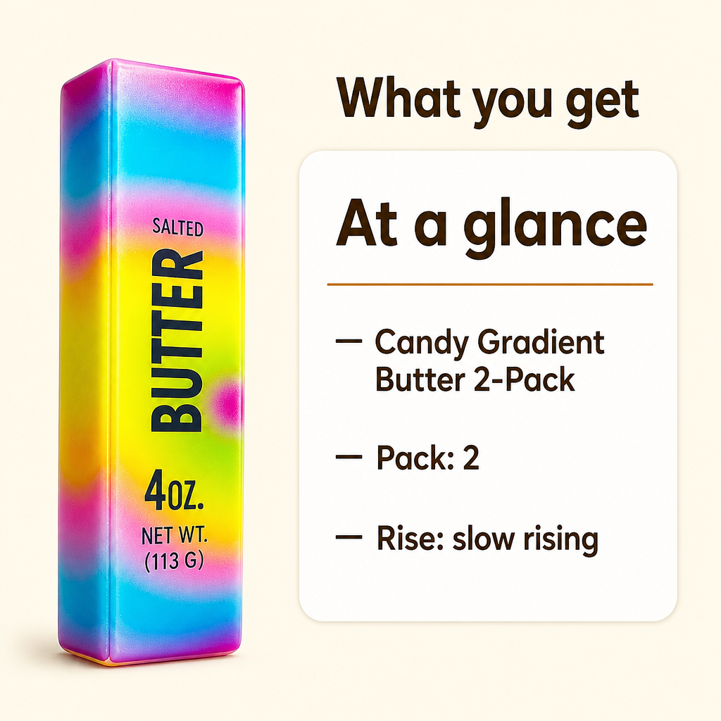 Candy Gradient Butter 2-Pack specs