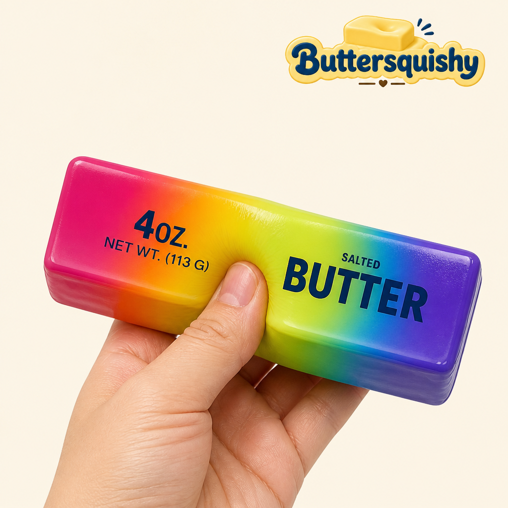Candy Gradient Butter 3-Pack being squeezed