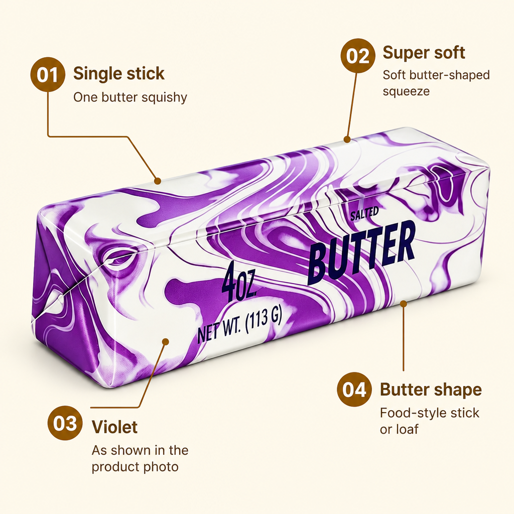 Violet Marble Butter features