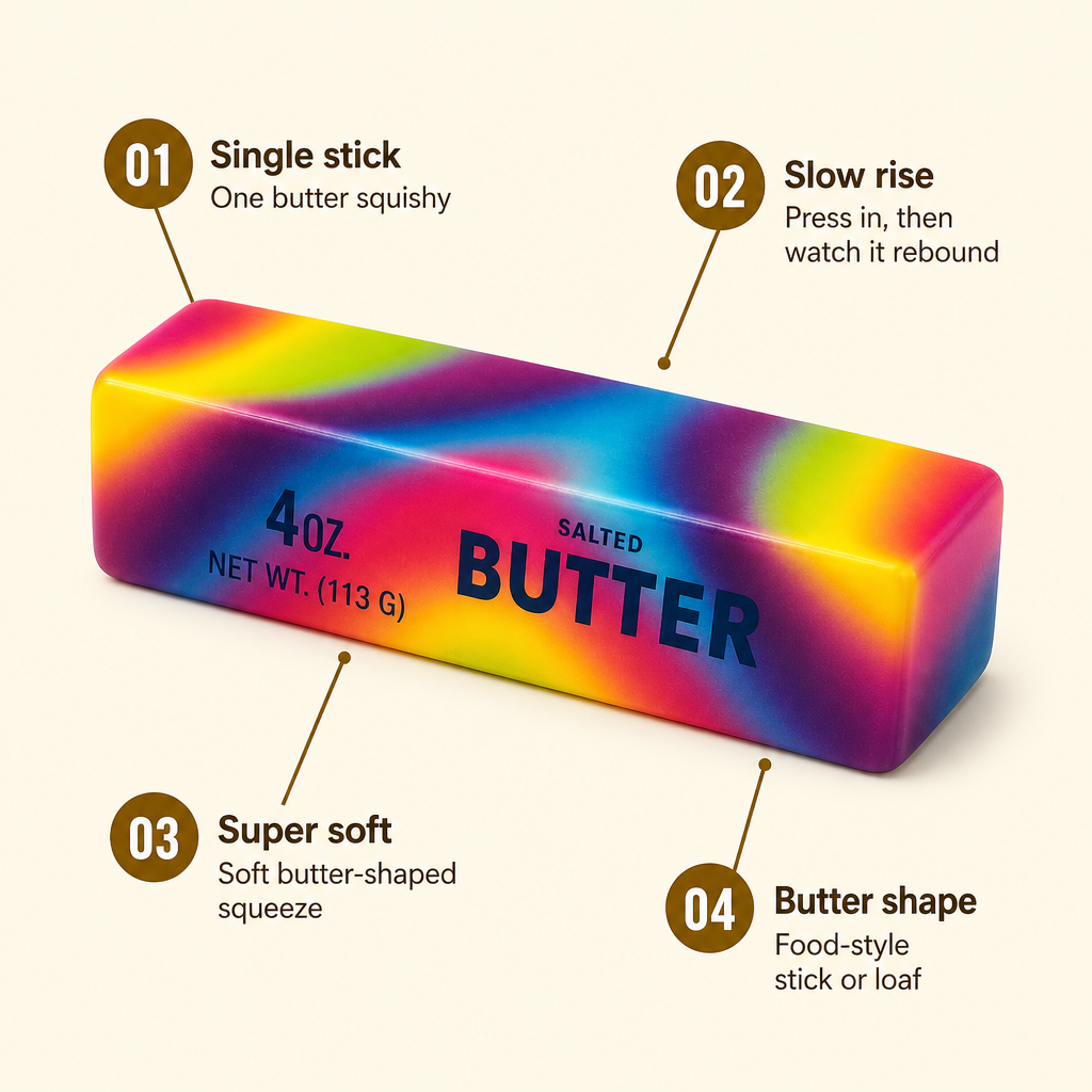 Neon Swirl Butter features