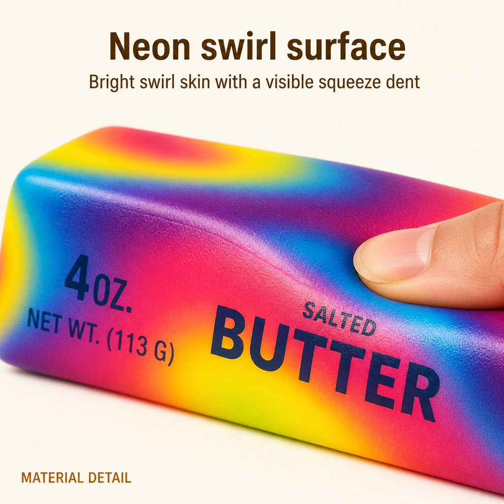 Neon Swirl Butter texture