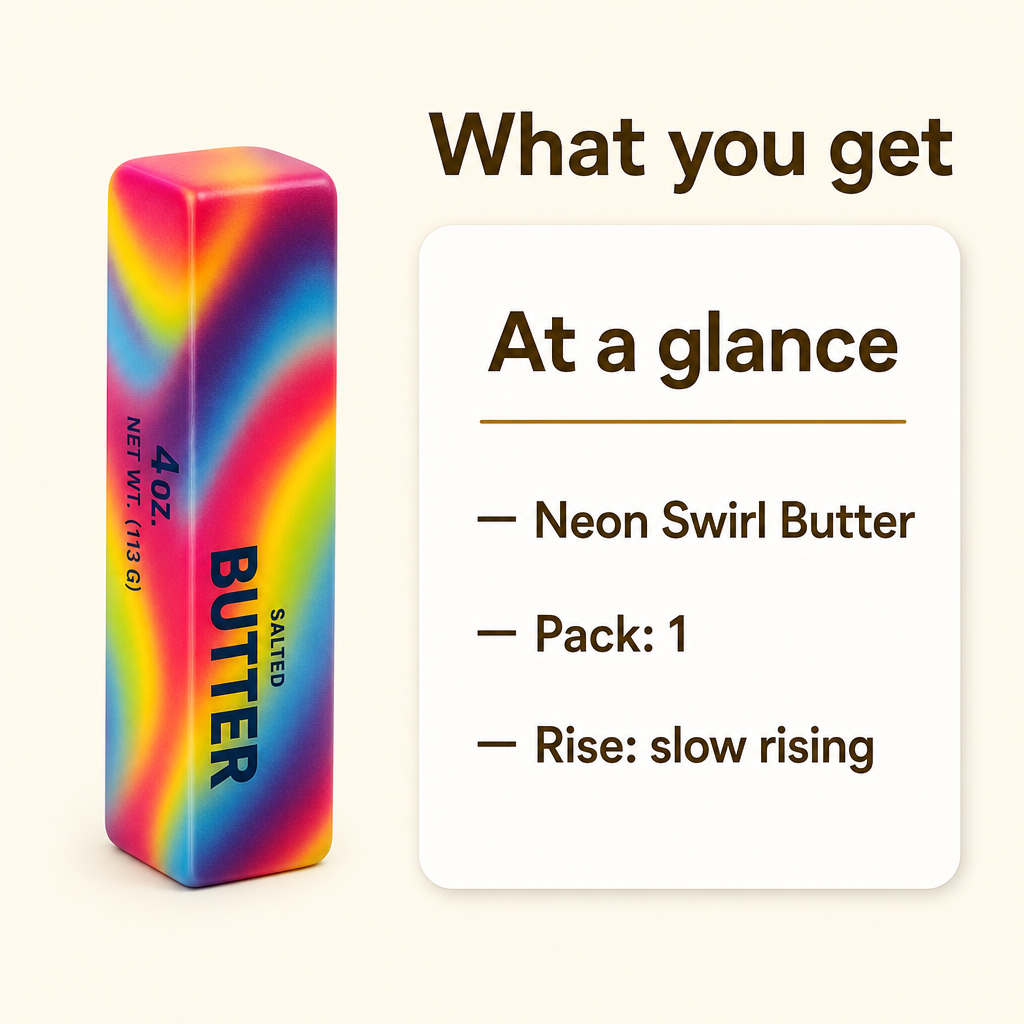 Neon Swirl Butter specs