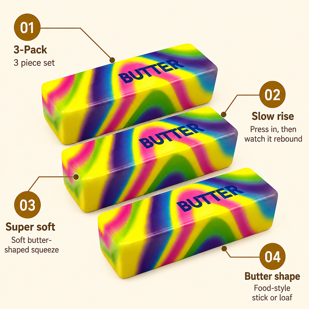 Neon Swirl Butter 3-Pack features