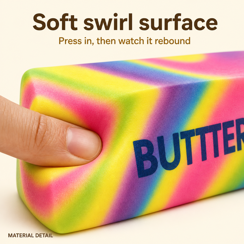 Neon Swirl Butter 4-Pack texture