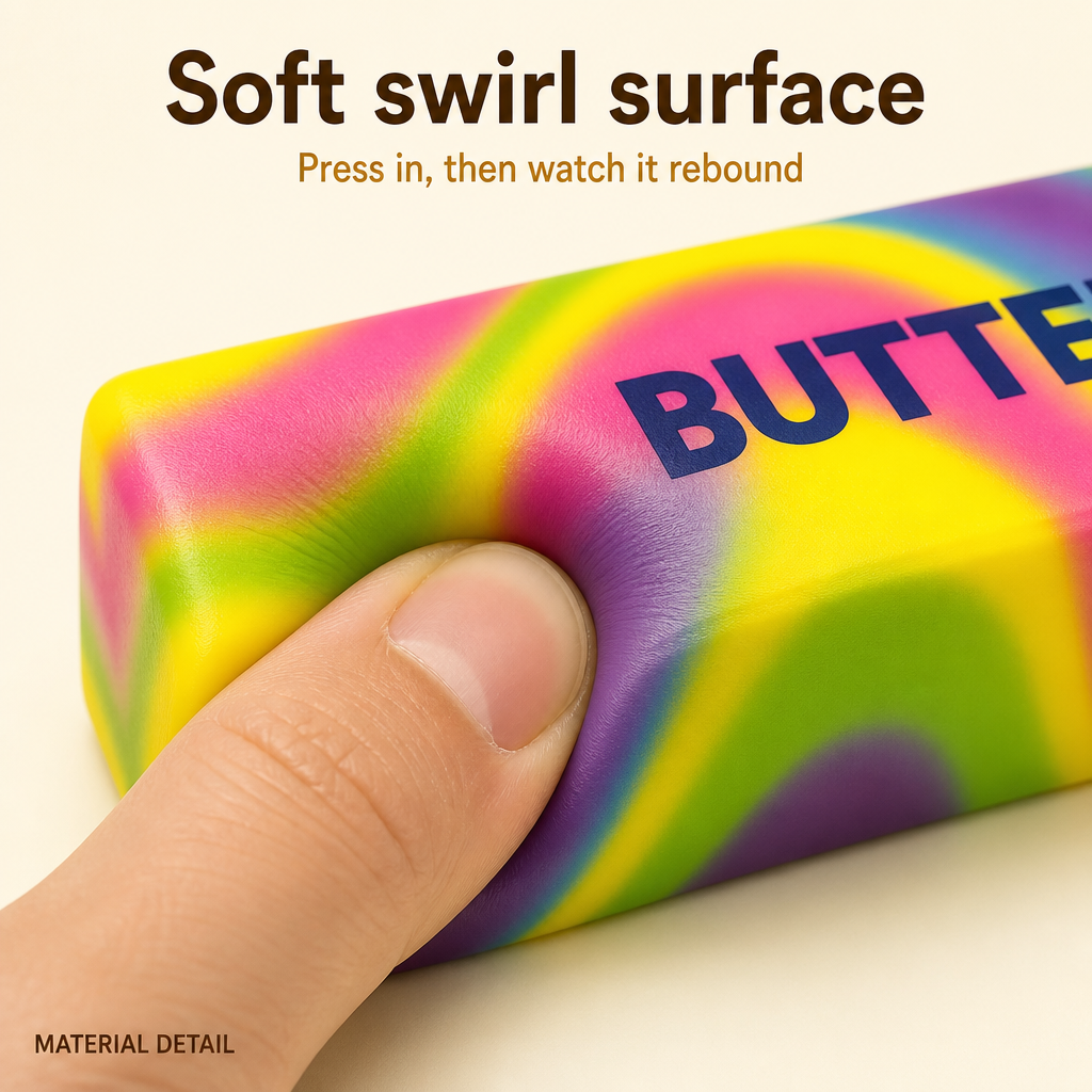 Neon Swirl Butter 6-Pack texture