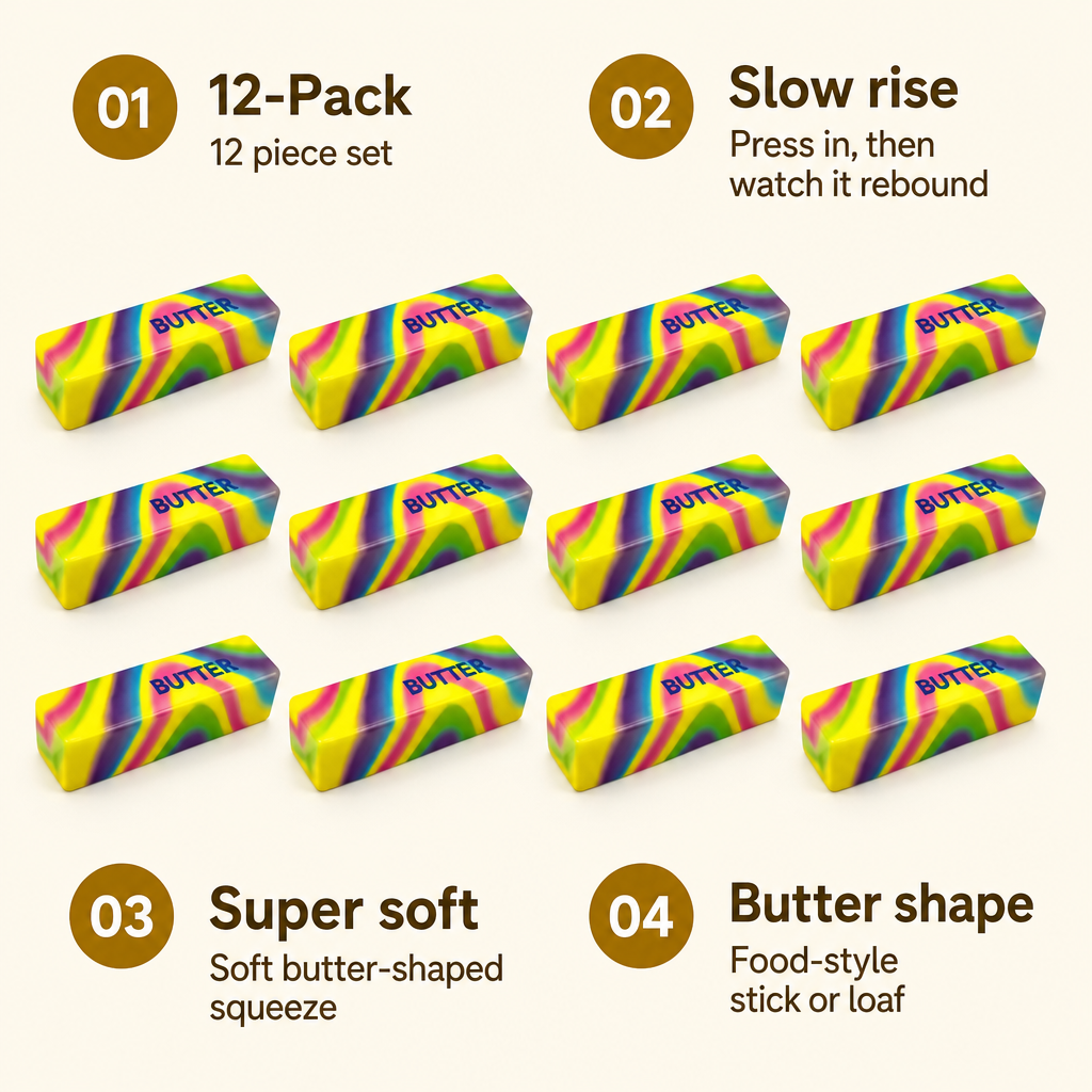 Neon Swirl Butter 12-Pack features