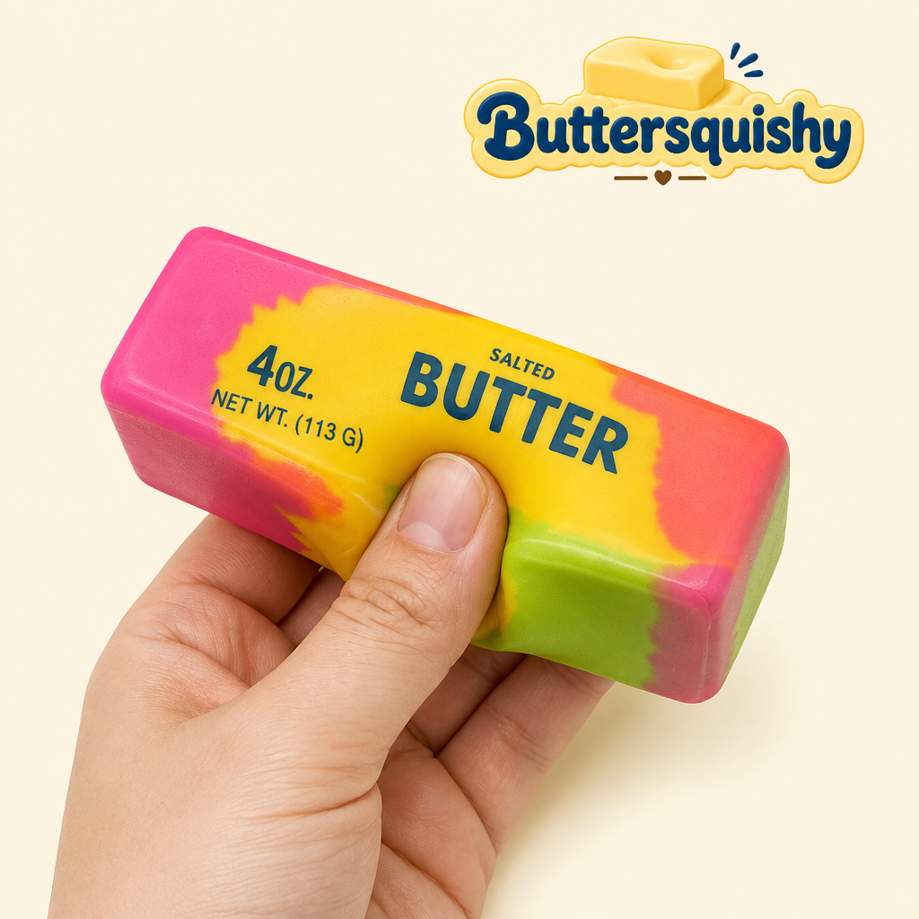 Swirl Mix Butter 4-Pack being squeezed