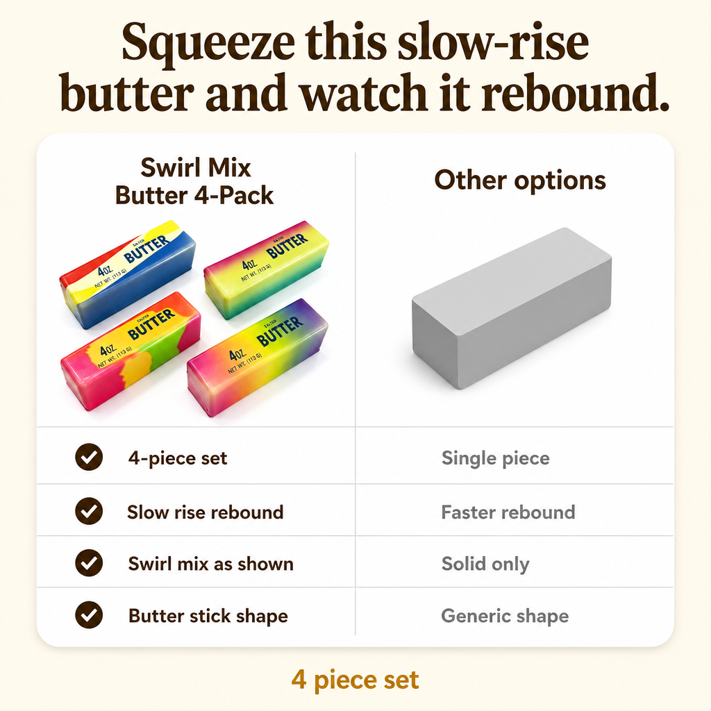 Swirl Mix Butter 4-Pack comparison