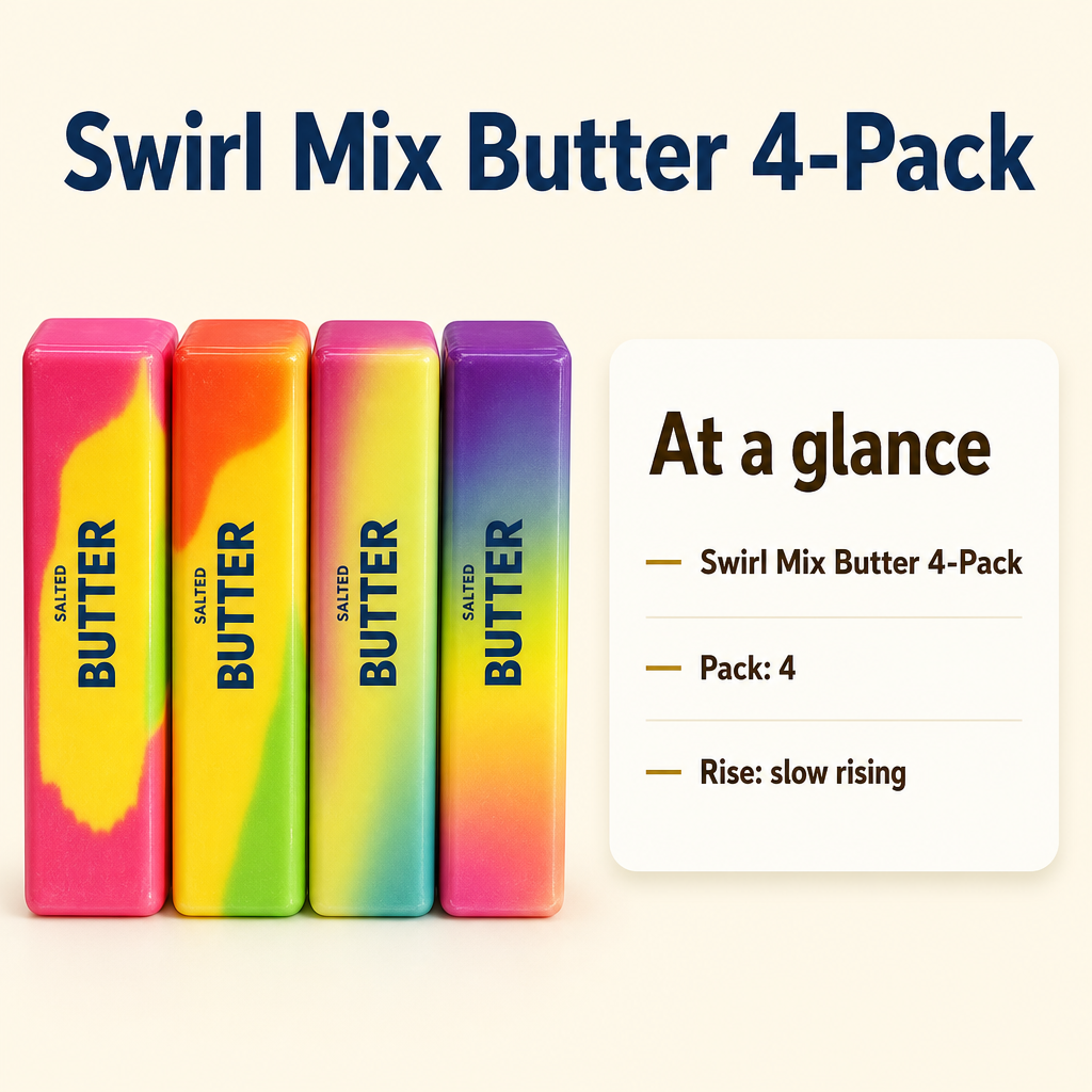 Swirl Mix Butter 4-Pack specs
