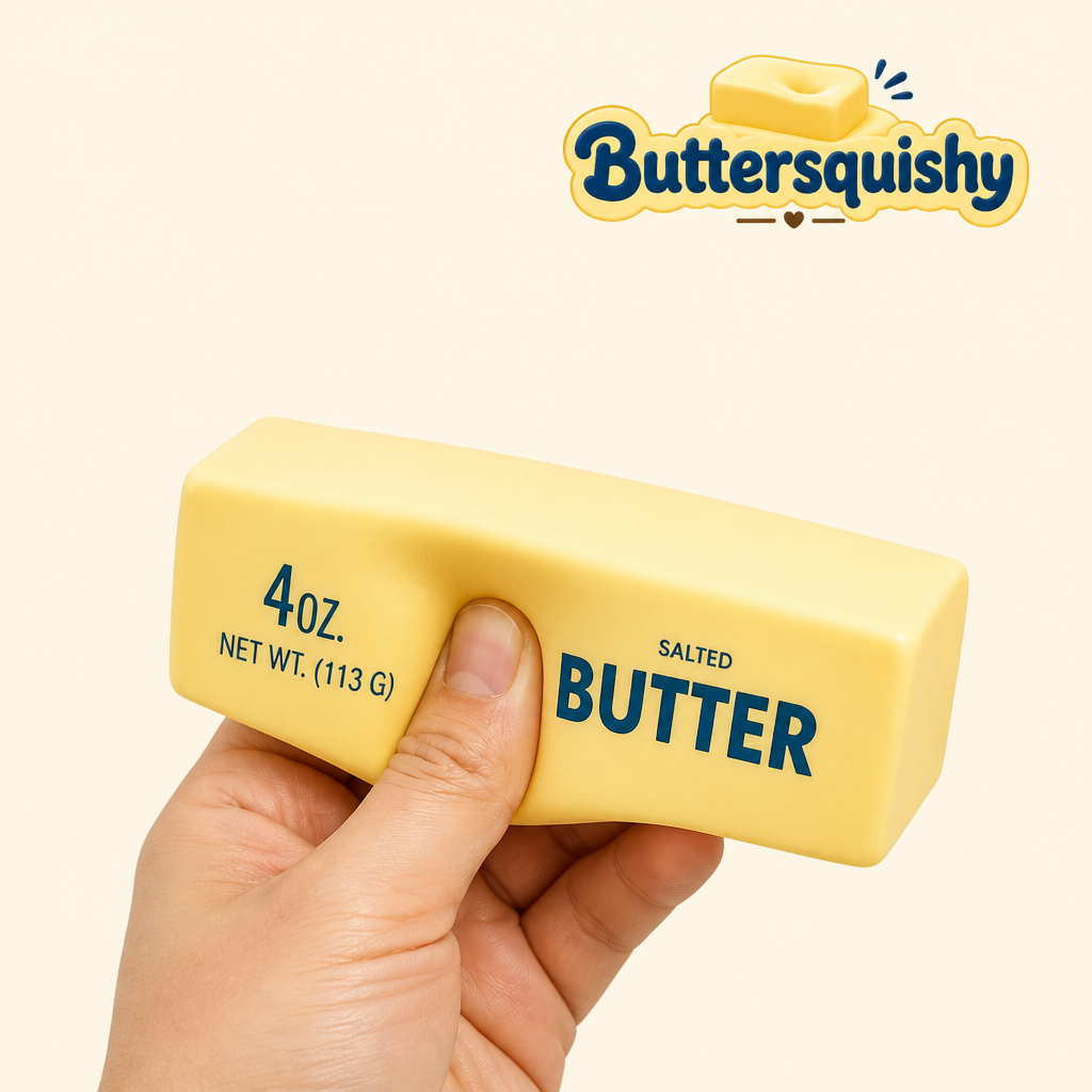 Mixed Butter Pack being squeezed