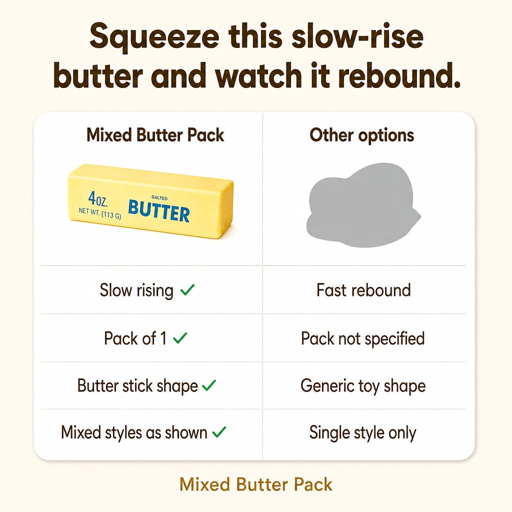 Mixed Butter Pack comparison