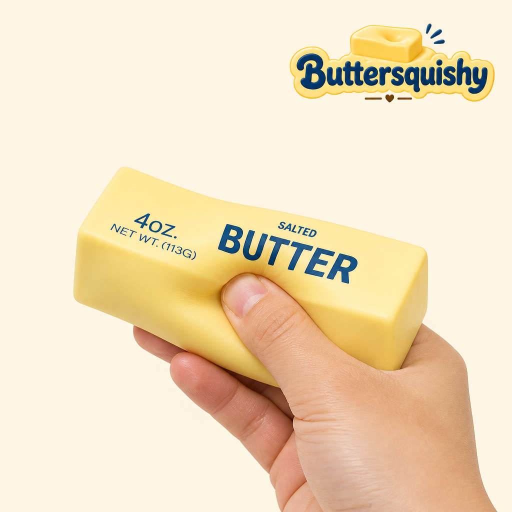 Mixed Butter Pack being squeezed