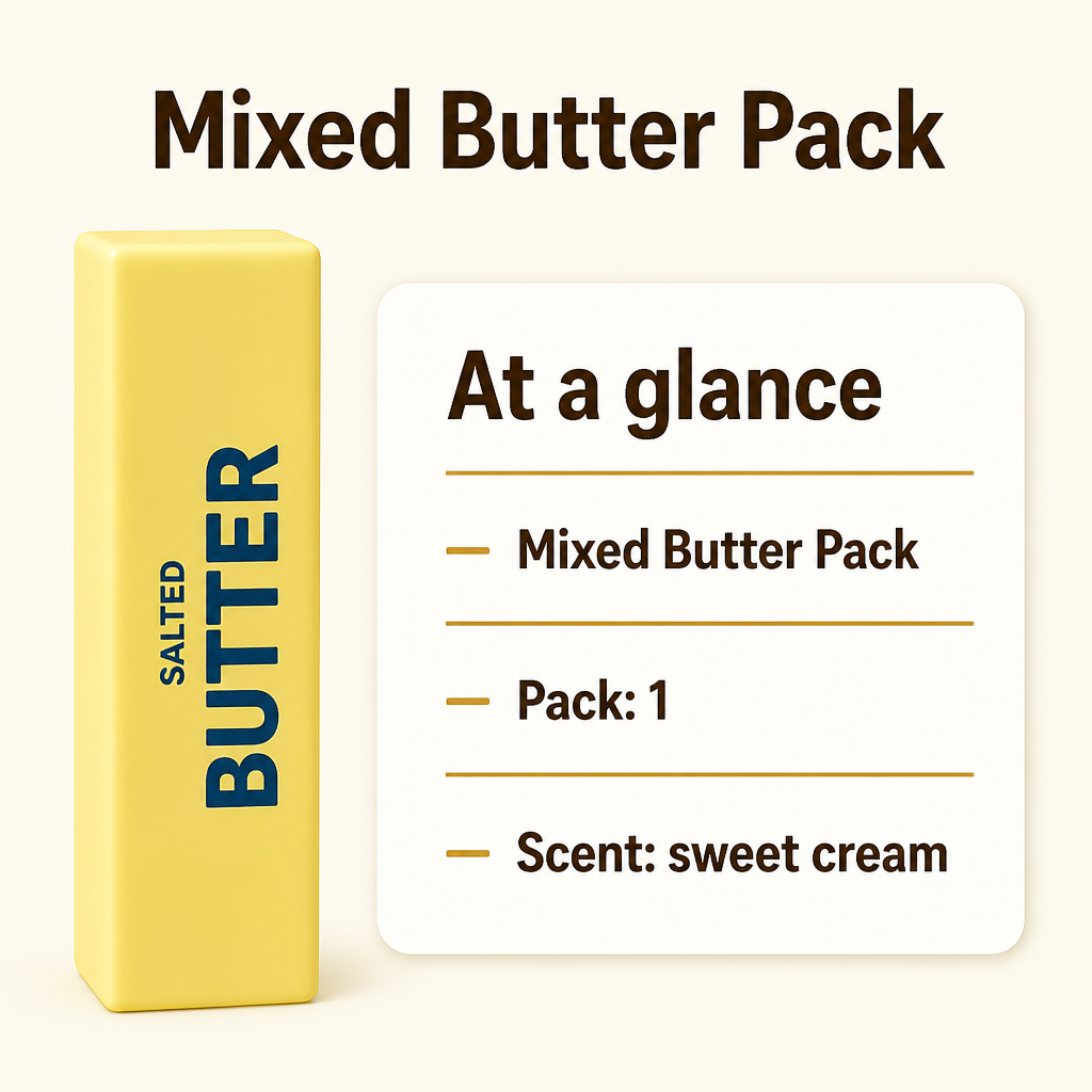 Mixed Butter Pack specs