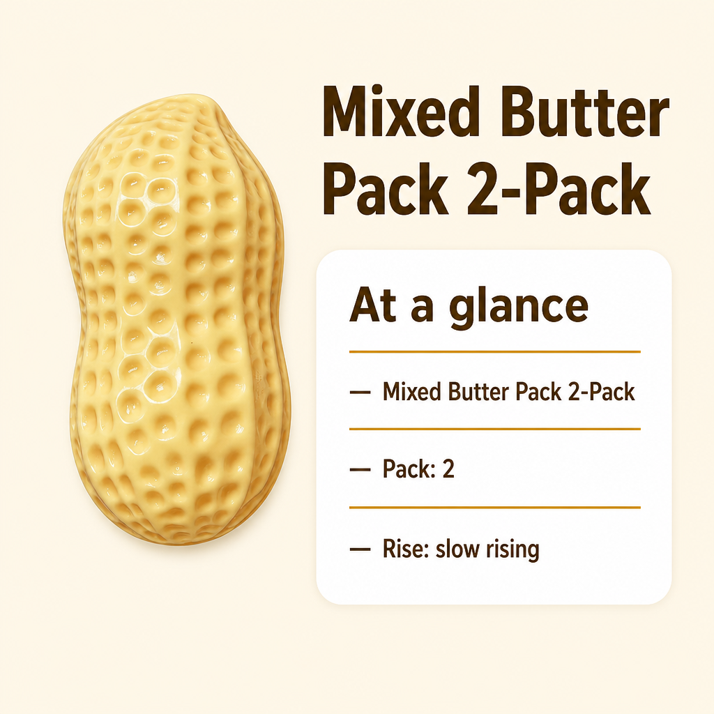 Mixed Butter Pack 2-Pack specs