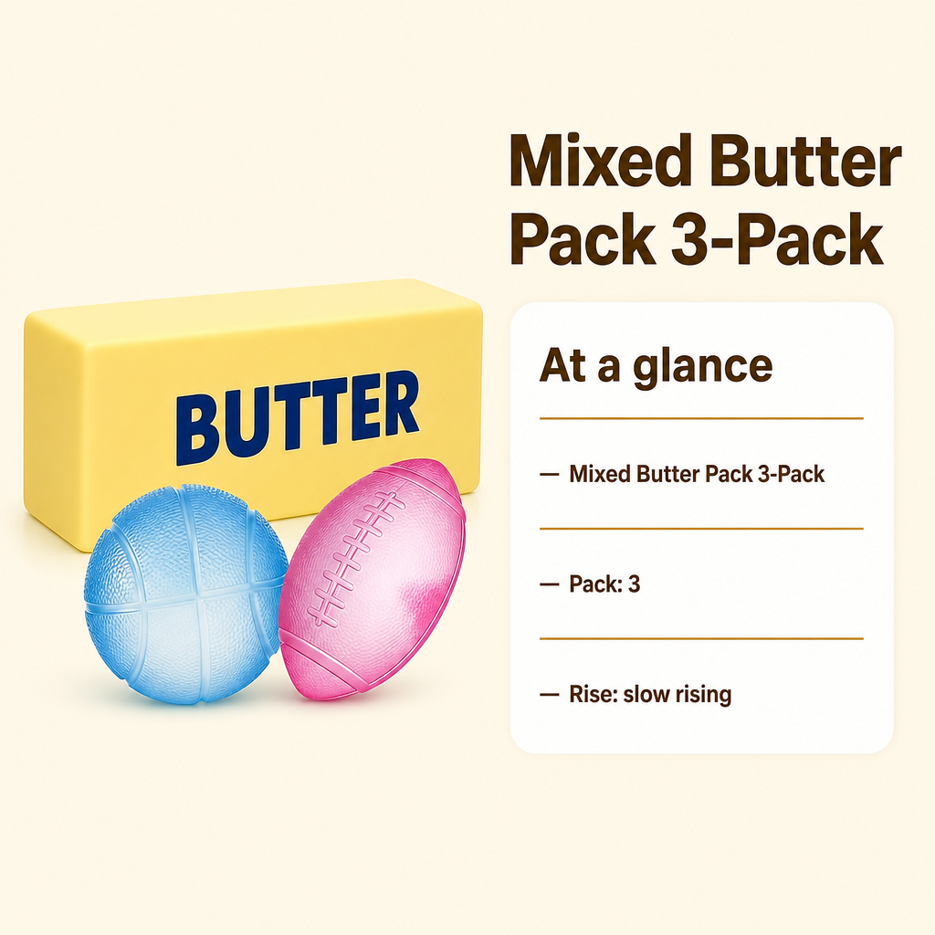 Mixed Butter Pack 3-Pack specs