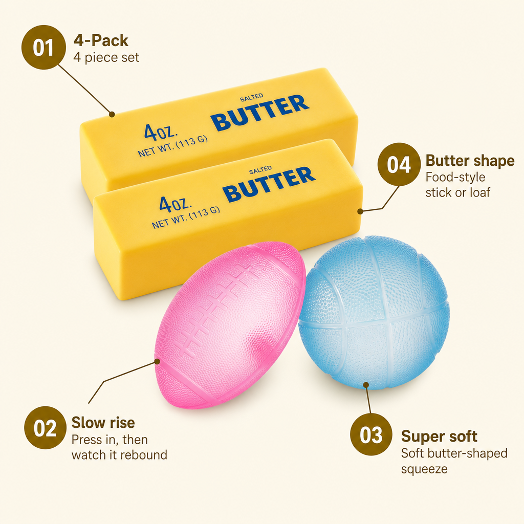 Mixed Butter Pack 4-Pack features