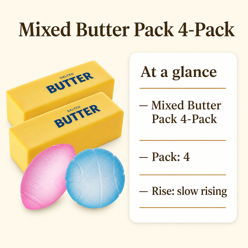 Mixed Butter Pack 4-Pack specs