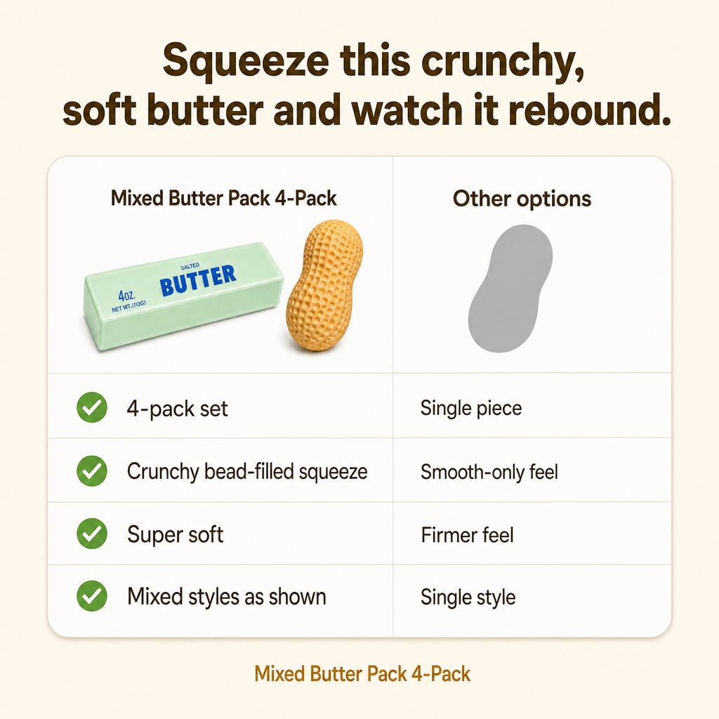 Mixed Butter Pack 4-Pack comparison