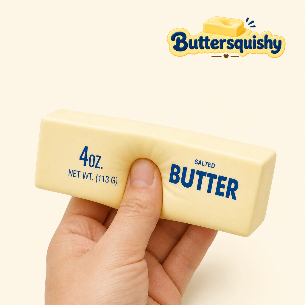 Classic Gift Butter being squeezed