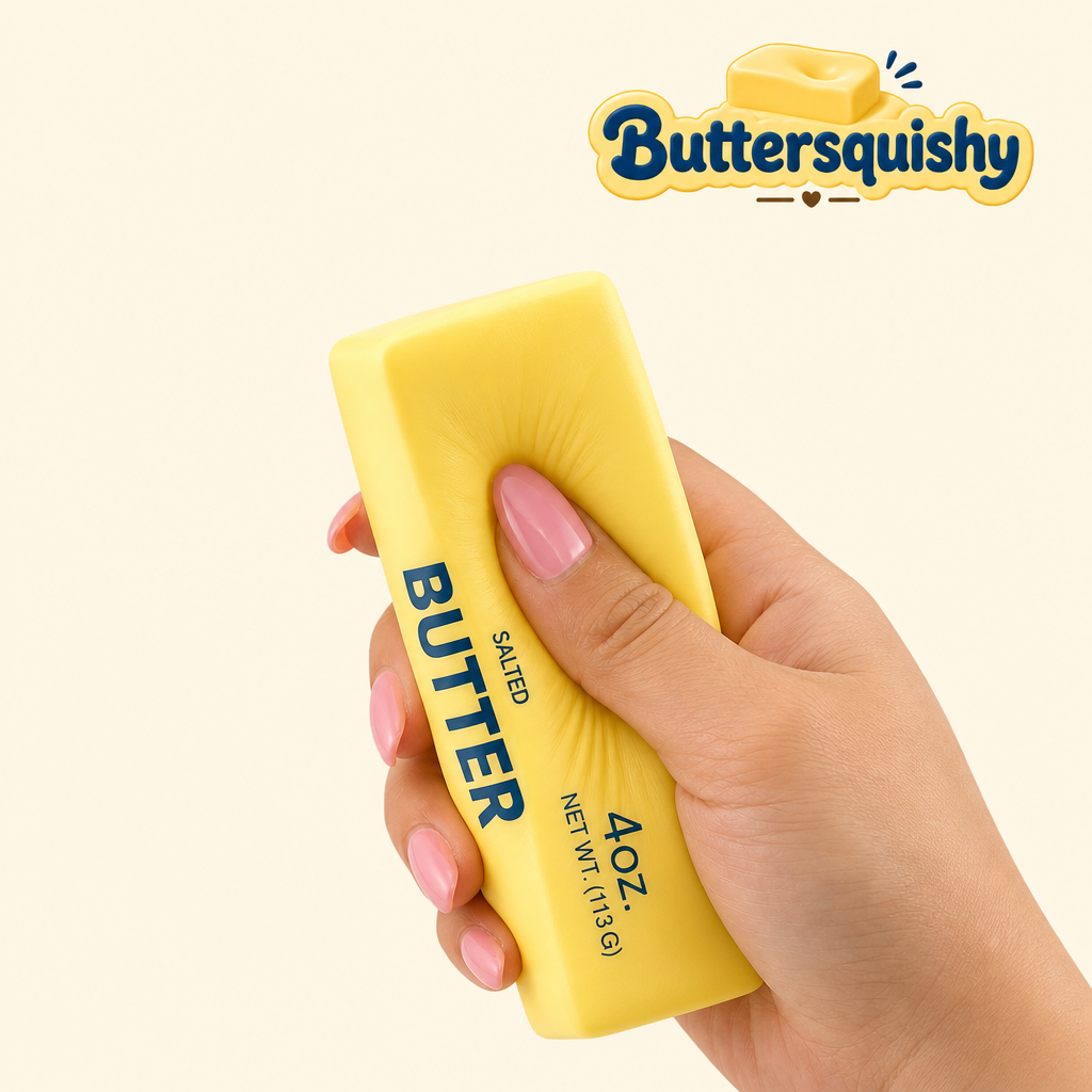 Classic Gift Butter being squeezed